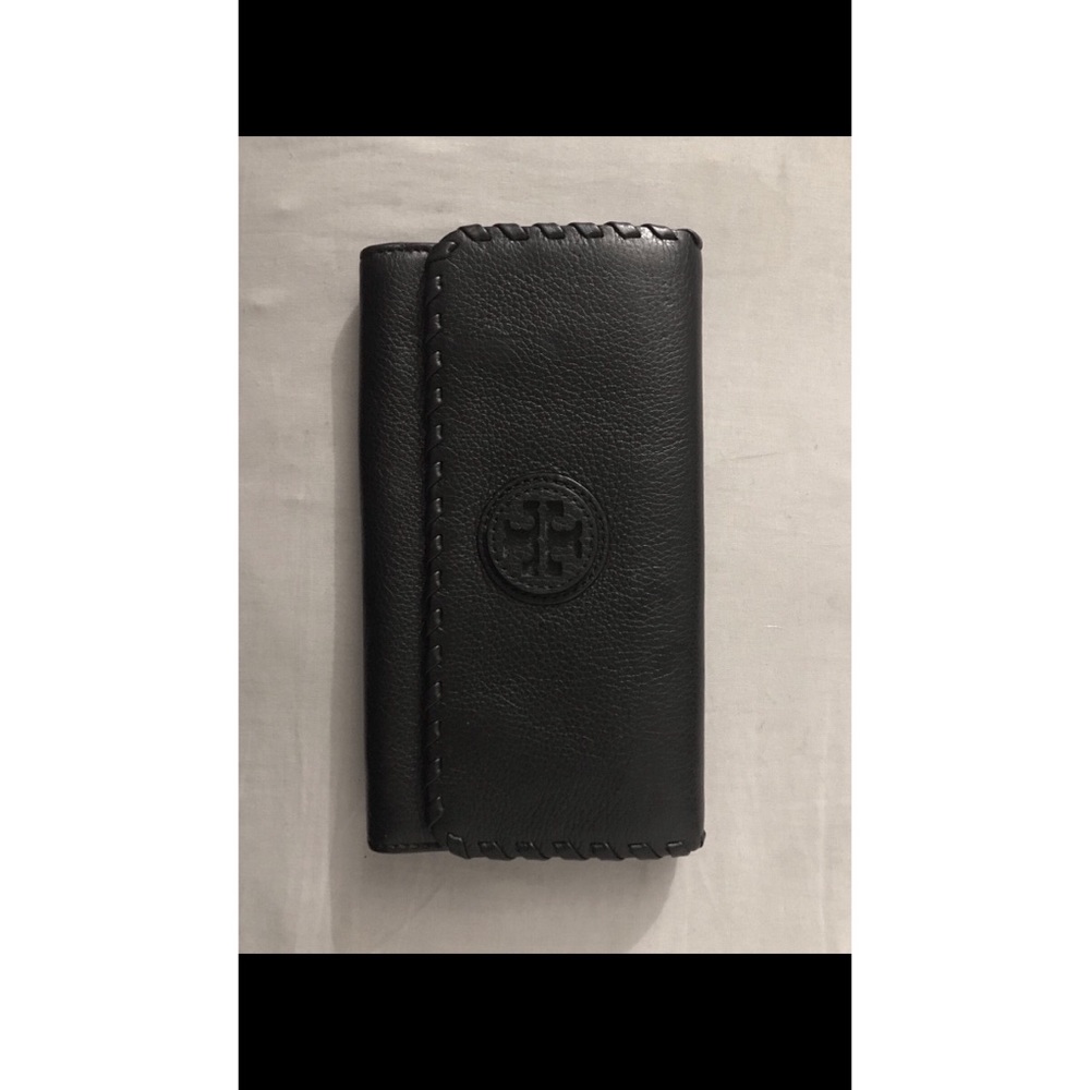 TORY BURCH Black Leather Wallet